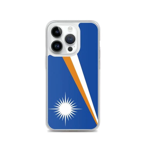 Mobilskal Flagga Marshallöarna - iPhone 14 Pro Flerfärgad