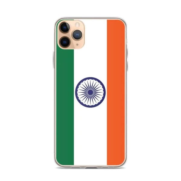 Mobilskal Flagga Indien - iPhone 11 Pro Max Flerfärgad