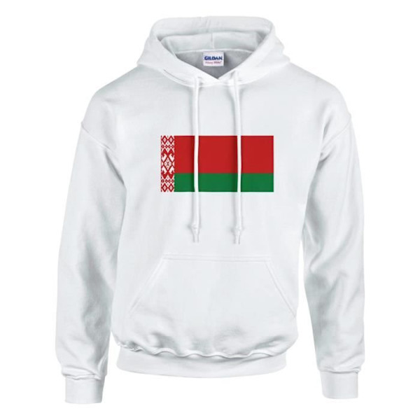 Hætte sweatshirt - PIXELFORMA - Hvide Hvide - Langærmede - Hættekrave Vit M