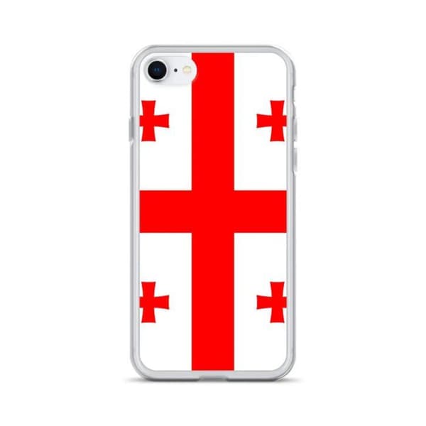 iPhone-etui - Georgie - iPhone 8 - Blødt silicone - Stødabsorberende beskyttelse - Moderne design Röd