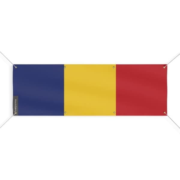 Romanian lippubanneri 8 silmukkaa 90x270 cm