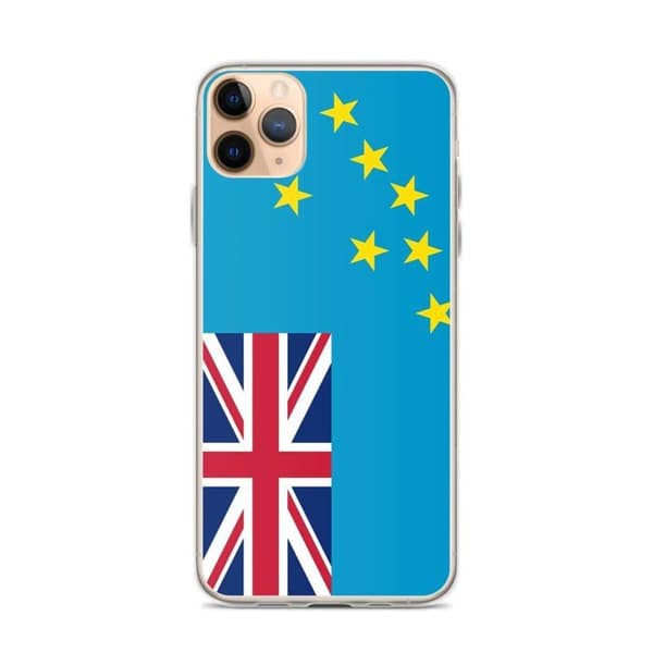 Coque Telefon Flag Tuvalu - iPhone 11 Pro Max Flerfärgad