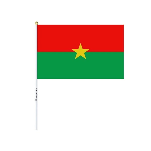 Lots Miniflagga Burkina Faso i 100 stycken 30x45cm