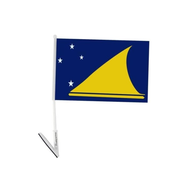 Selvklæbende flag af Tokelau 5 stykker 14x21cm