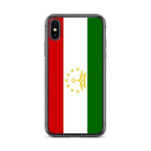Coque Téléphone Drapeau Tadjikistan - iPhone X Flerfärgad