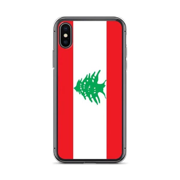 Mobilskal Flagga Libanon - iPhone XS Max Flerfärgad