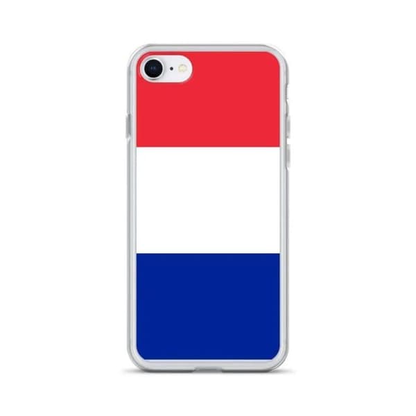 Coque telefonflag Frankrig - iPhone 7 Flerfärgad