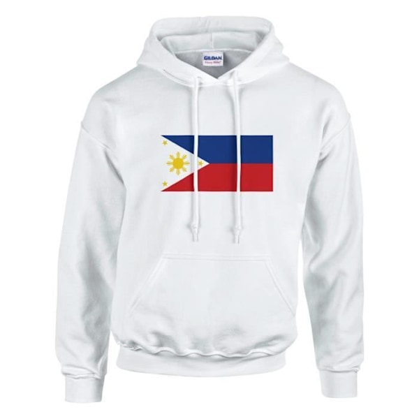 Philippines Flag hættetrøje i hvid Vit jag