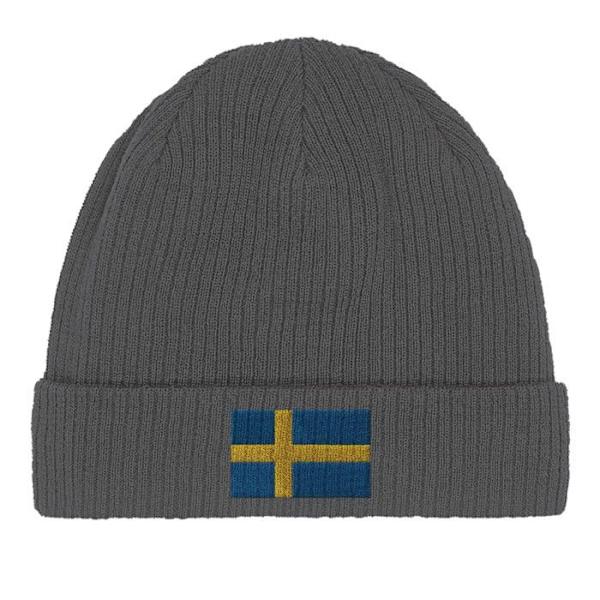 Hattu Lippu Ruotsi Harmaa Grå