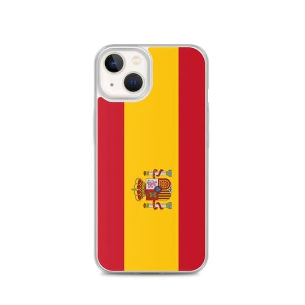 Coque Telefon Flag Spanien - iPhone 13 Flerfärgad