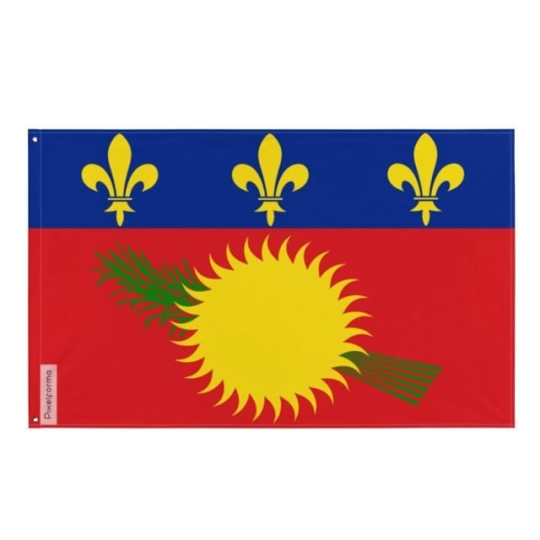 Guadeloupen lippu versio 2 192x288cm polyesteriä