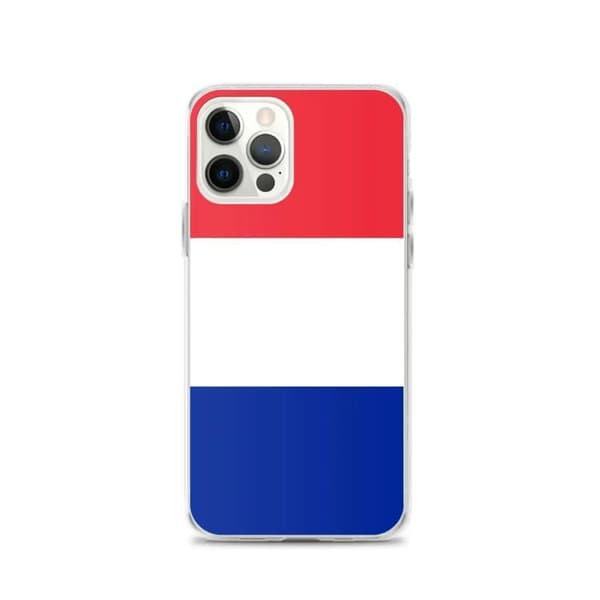 Coque Telefon Flag Frankrig - iPhone 12 Pro Flerfärgad