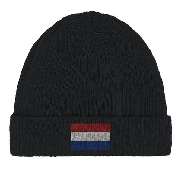 Bonnet Flag Holland i Sort Svart