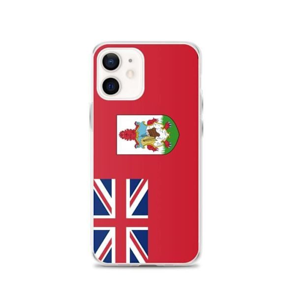 Cover til iPhone - PIXELFORMA - iPhone 12 - Bermudernes flag - Blød silikone - Let design Bermudas flagga