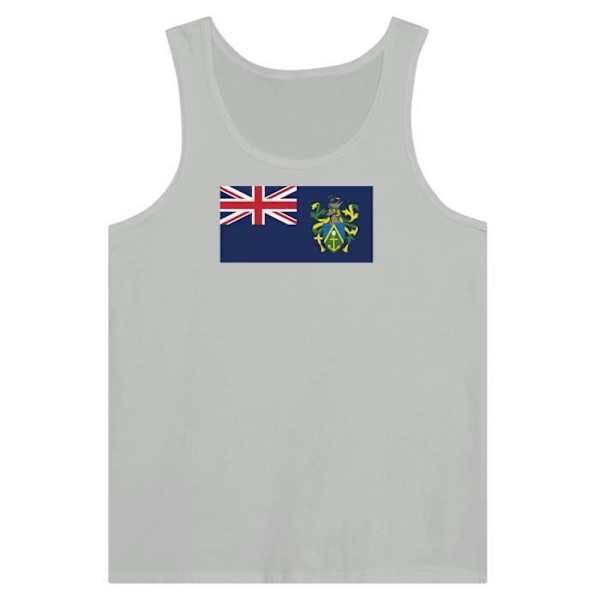 Pitcairn Islands Flag Tank Top harmaa Grå XXL