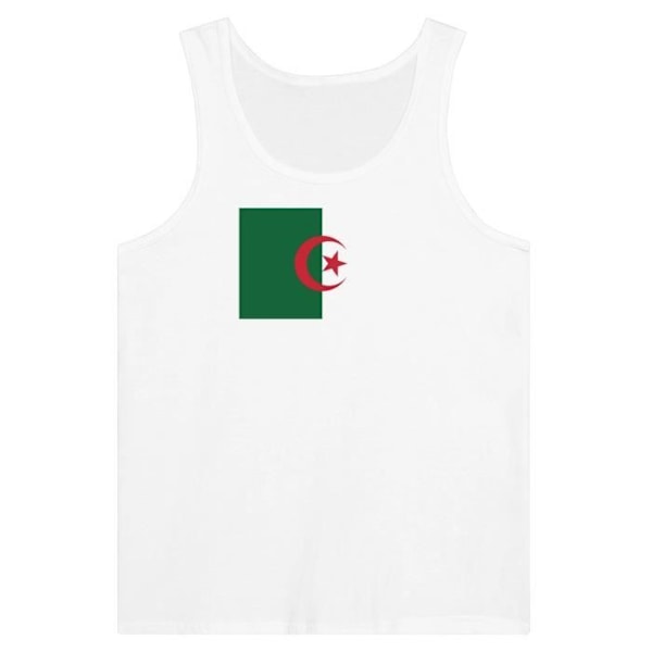 Algeriet Flag Tank Top i hvid Vit S