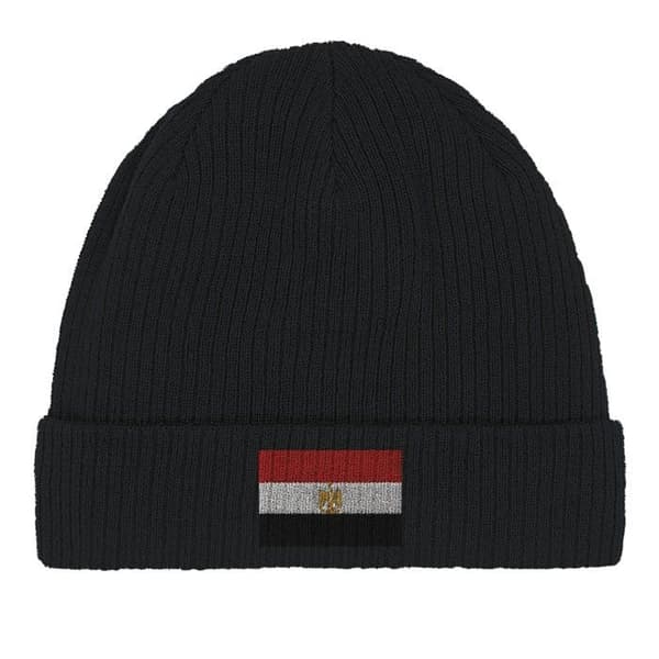 Hætteflag Egypten i Sort Svart