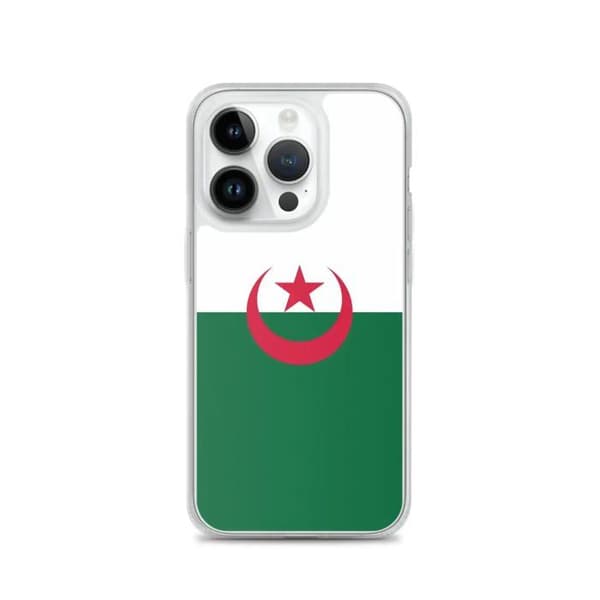 Mobilskal Algeriets Flagga - iPhone 14 Pro Flerfärgad