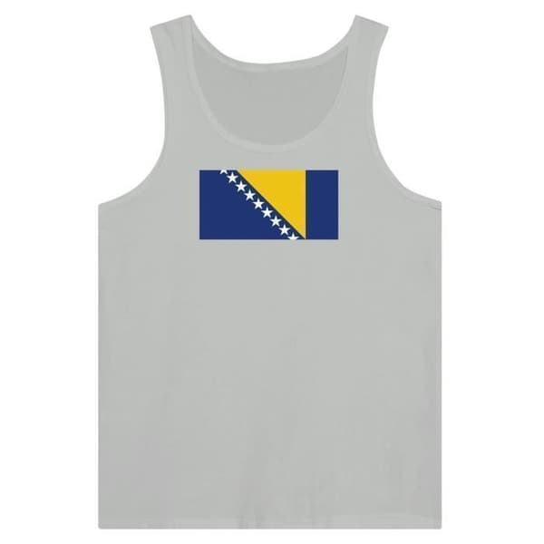 Harmaa Bosnia ja Hertsegovinan lippu Grå M