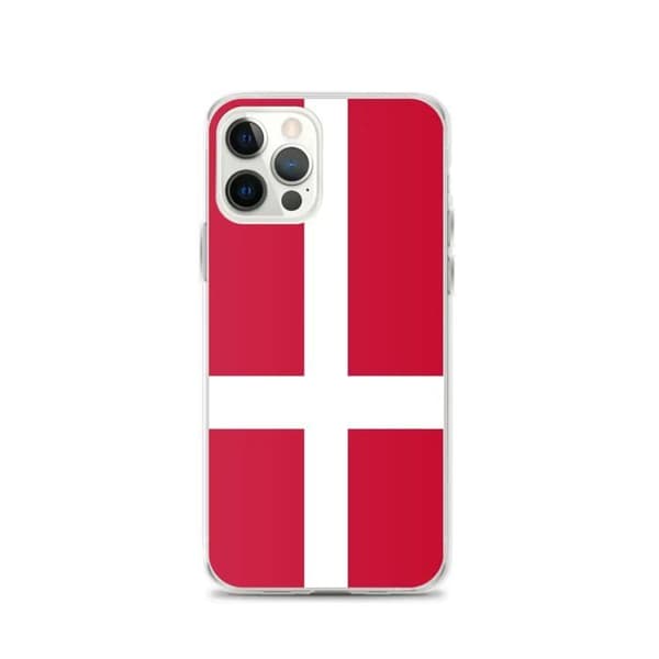 Coque Telefon Flag Danmark - iPhone 12 Pro Flerfärgad