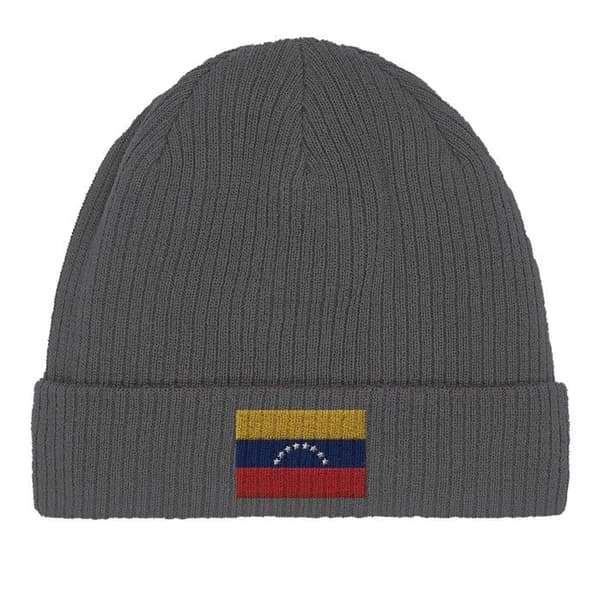 Bonnet med Venezuelas flag i grå Grå