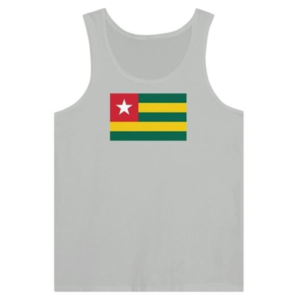 Togo Flag Tank Top i Grå Grå M