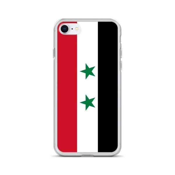 Coque Telefon Flag Syrien - iPhone 8 Plus Flerfärgad