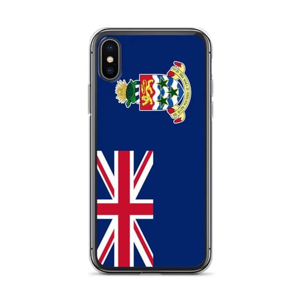 Coque telefon flag Caimanøerne - iPhone X Flerfärgad