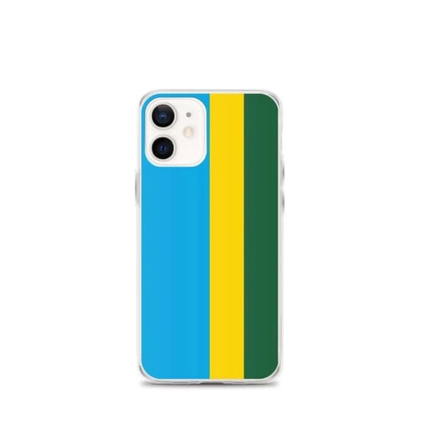 Mobilskal Flagga Rwanda - iPhone 12 mini Flerfärgad