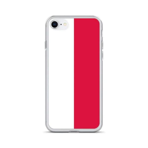 Coque - PIXELFORMA - iPhone 6S - Polens flag - Fuld beskyttelse - Blødt silicone Vit