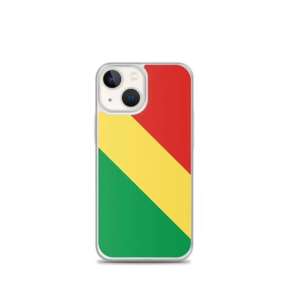 Coque Telefon Flag Republiken Congo - iPhone 13 mini Flerfärgad