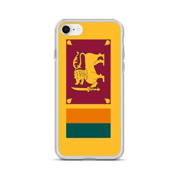 Mobilskal Sri Lankas Flagga - iPhone 8 Plus Flerfärgad