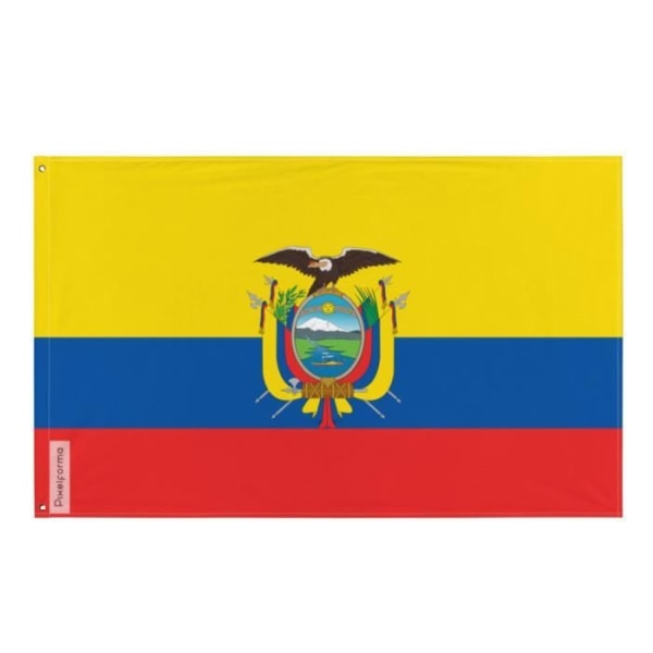 Ecuadorin lippu 160x240cm polyesteriä