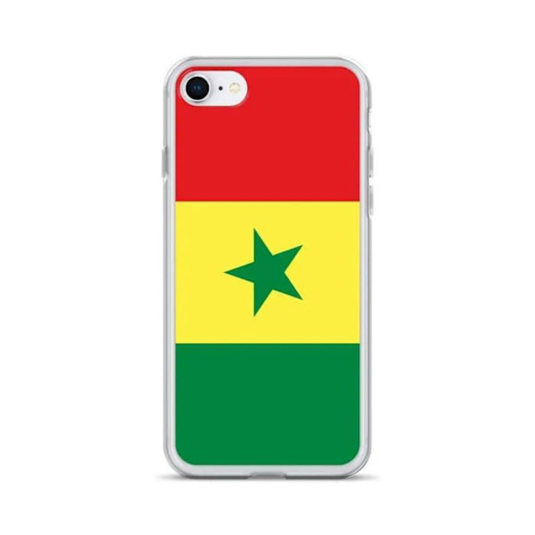 Coque Telefon Flag Senegal - iPhone 6 S Flerfärgad