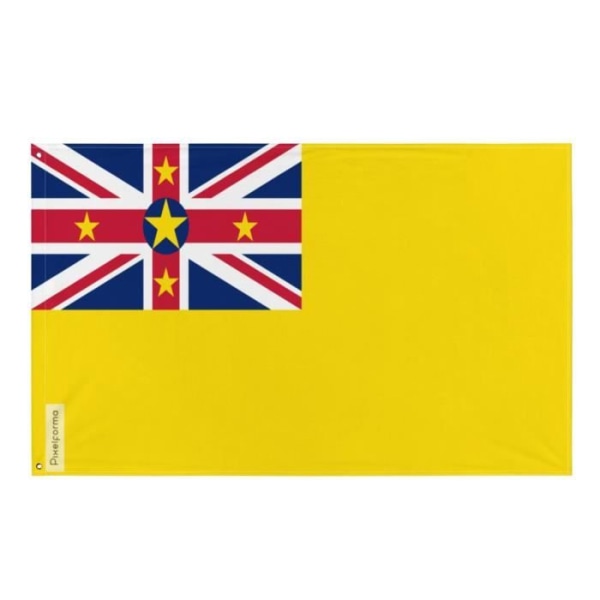 Niue flag 120x180cm i polyester