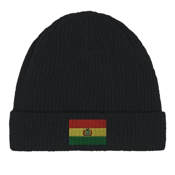 Bolivian lippu mustassa Svart
