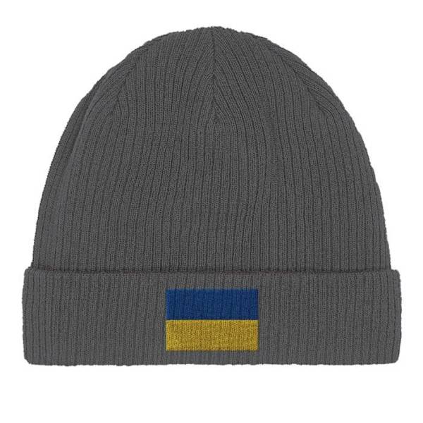 Huvudbonad Ukraina i Grått Grå