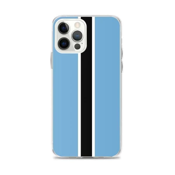 Coque Telefon Flag Botswana - iPhone 12 Pro Max Flerfärgad