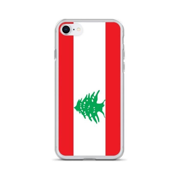 Coque - PIXELFORMA - iPhone 7 - Liban Flag - Fuldt beskyttelse - Fleksibel Liban-drapeau