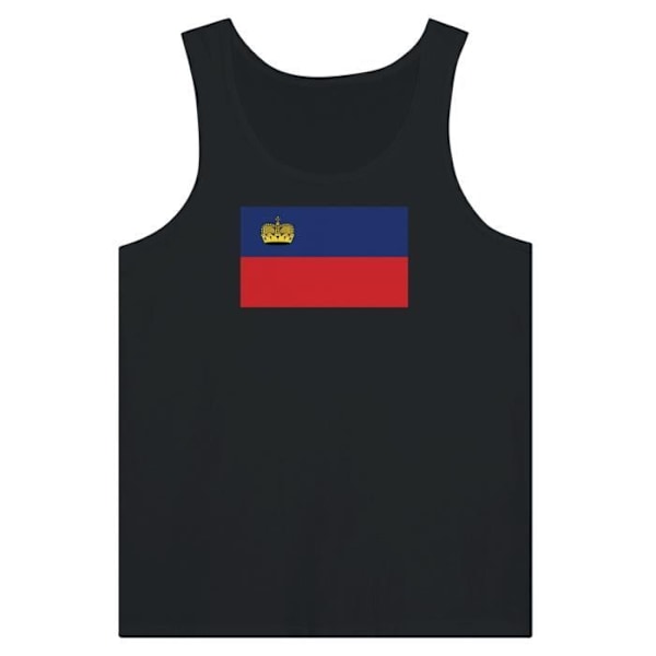 Liechtenstein Flag Tank Top i Sort Svart S