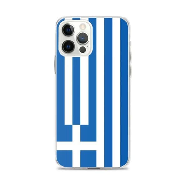 Mobilskal Greklandsflagga - iPhone 12 Pro Max Flerfärgad