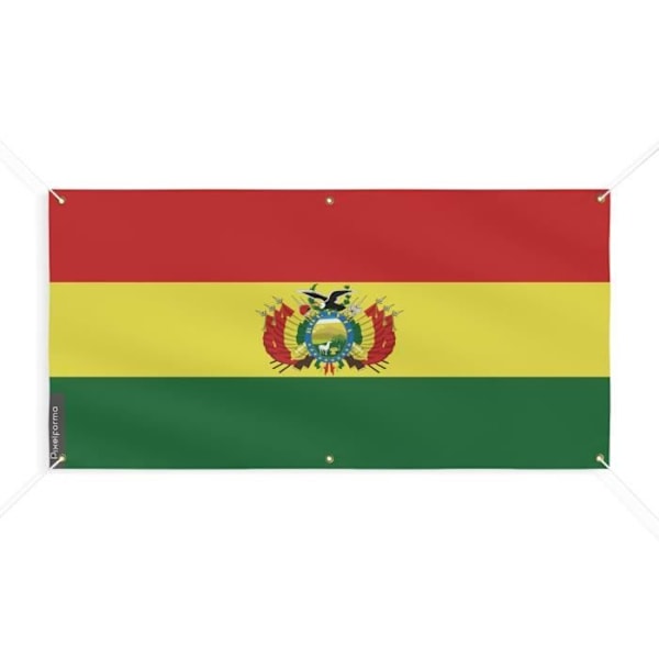 Banner Flag of Bolivia 6 Øjer 80x160cm i polyester