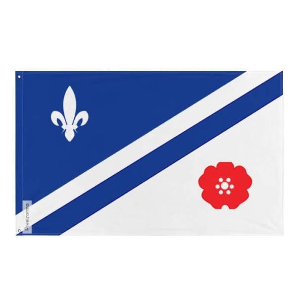 Franco-Albertans flagga 96x144cm i polyester