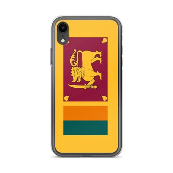 Coque iPhone - PIXELFORMA - Drapeau du Sri Lanka - Souple - Multicolore - Design fin et léger Flerfärgad