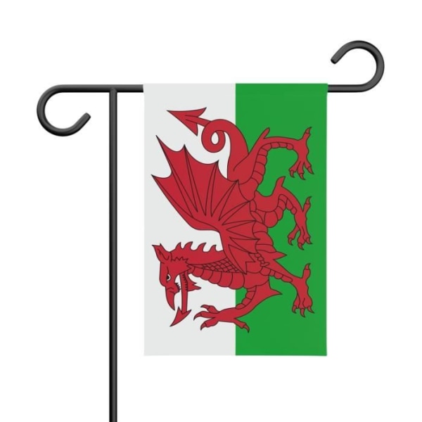 Wales haveflag 32x47,5cm i polyester