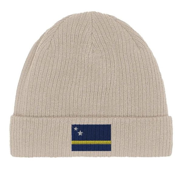 Bonnet Drapeau Curaçao i Beige Beige