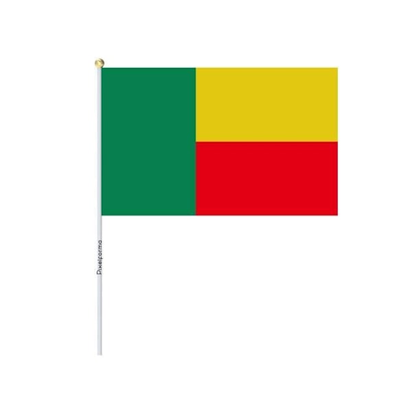 Masser Mini Flag of Benin i 20x30cm i 100 stykker