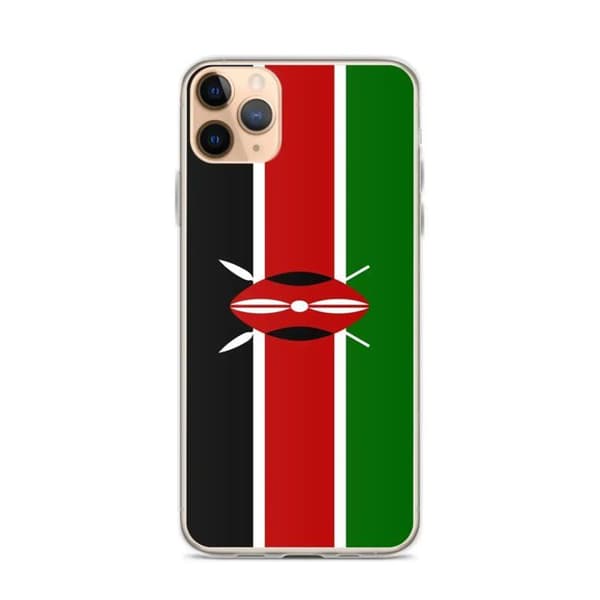 Mobilskal Flagga Kenya - iPhone 11 Pro Max Flerfärgad