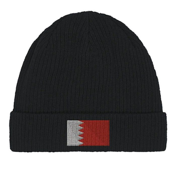 Bonnet Drapeau Bahrain i Sort Svart