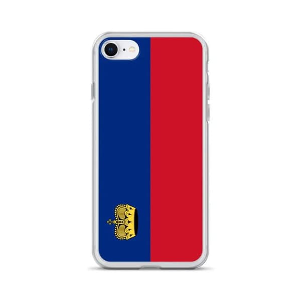 Coque Telefon Flag Liechtenstein - iPhone 8 Flerfärgad